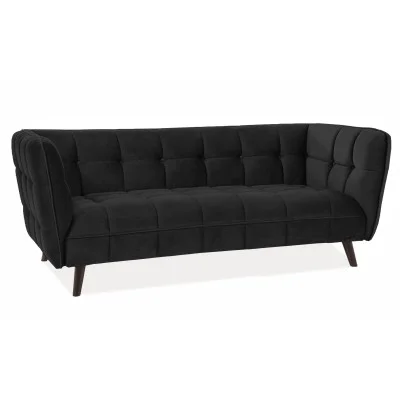 Sofa CASTELLO 3 VELVET black